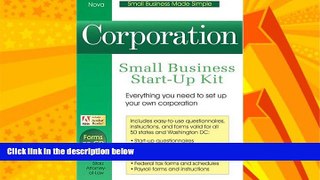 FAVORITE BOOK  S-Corporation: Small Business Start-Up Kit