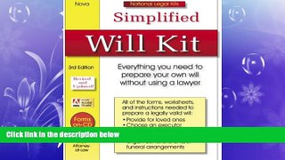 FULL ONLINE  Simplified Will Kit: National Legal Kit Series (Simplified Will Kit (W/CD))