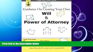 FAVORITE BOOK  Guidance On Creating Your Own Will   Power of Attorney: Legal Self Help Guide
