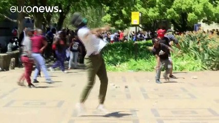Police and students battle in Joburg as education crisis spirals