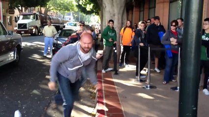 Customer Drops New iPhone 7 (Fight & Breaks!)