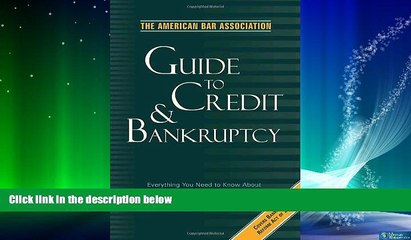 FREE PDF  The American Bar Association Guide to Credit and Bankruptcy: Everything You Need to Know