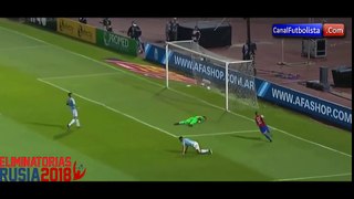 Argentina vs Paraguay 0-1 Gol Derlis González Eliminatorias 2016 HD