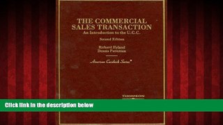 EBOOK ONLINE  Hyland and Patterson s The Commercial Sales Transaction, An Introduction to the