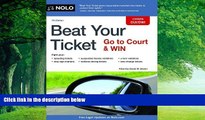 Books to Read  Beat Your Ticket: Go to Court   Win  Best Seller Books Best Seller