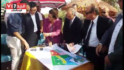 محافظ البحيرة ومستثمر صينى يتفقدان موقع مصنع إنتاج الورق برشيد