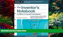 Big Deals  Inventor s Notebook: A Patent It Yourself Companion  Best Seller Books Most Wanted