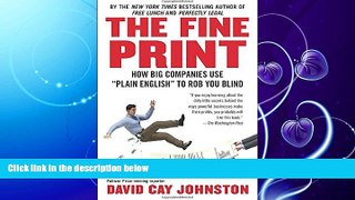 Free [PDF] Downlaod  The Fine Print: How Big Companies Use 