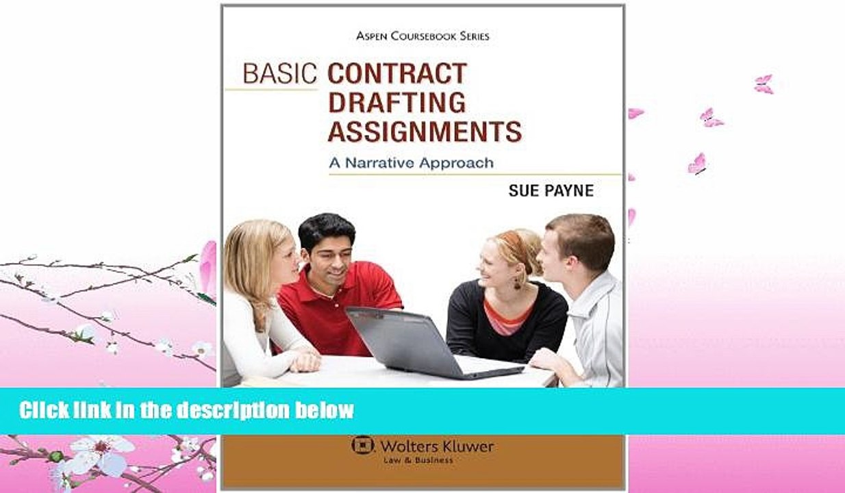 Free [PDF] Downlaod  Basic Contract Drafting Assignments: A Narrative Approach (Aspen