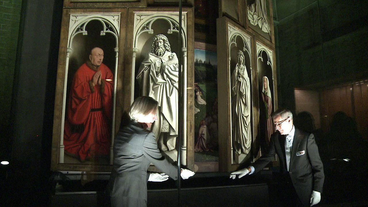 A Gand, "l'Agneau Mystique" des van Eyck a été restauré