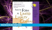 READ book  How to Form a Limited Liability Company in Florida: With Forms (Self-Help Law Kit with