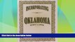 FREE DOWNLOAD  Incorporating in Oklahoma Without a Lawyer  BOOK ONLINE