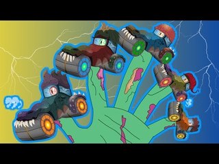 Scary Road Roller Finger Family | kids channel | finger family song