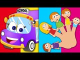 Wheels on the bus | Finger Family | Hickory Dickory | Nursery Rhymes