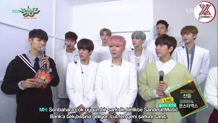 [07.10.2016] Monsta X - Music Bank Fighter Röportajı (Türkçe Altyazılı)