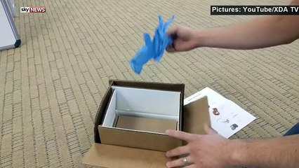 Fireproof box for returning Samsung's Note 7