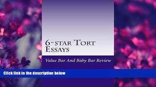 Books to Read  6-star Tort Essays: 9 dollars 99 cents! Borrowing Also Allowed!  Best Seller Books