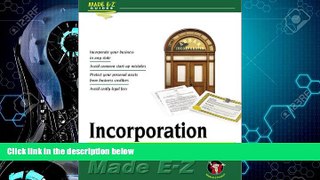 Free [PDF] Downlaod  Incorporation Made E-Z (Made E-Z Guides)  BOOK ONLINE