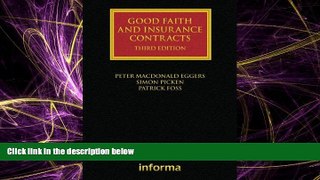 FREE DOWNLOAD  Good Faith and Insurance Contracts (Lloyd s Insurance Law Library)  BOOK ONLINE