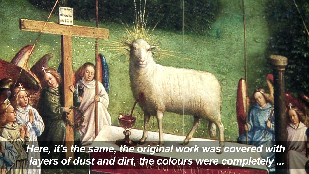 Partyl restored Flemish altarpiece presented to the public