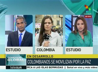 Colombianos realizarán gran marcha par exigir el fin de la guerra