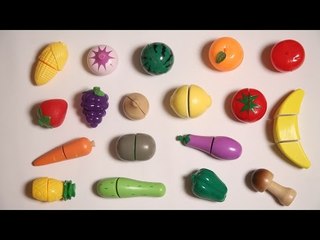 Fruits And Vegetables | Velcro Toys | Teaching Fruit to Children