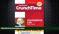 READ book  CrunchTime: Constitutional Law (Print   eBook Bonus Pack): Constitutional Law