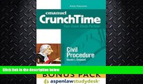 READ book  CrunchTime: Civil Procedure (Print   eBook Bonus Pack): Civil Procedure Studydesk