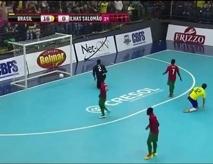 Amazing Back-Heel Golazo from the king of futsal , Falcao