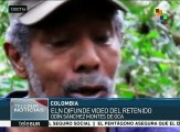 Colombia: ELN difunde video de excongresista retenido