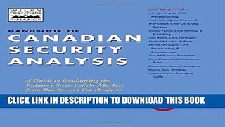 [PDF] Handbook of Canadian Security Analysis, Volume 2 Full Colection