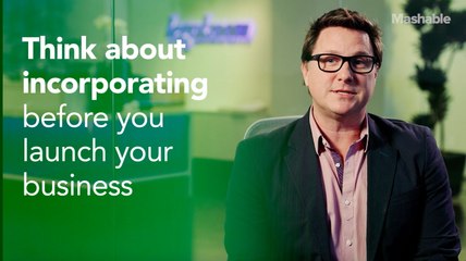 Just One Thing: Knowing when to incorporate