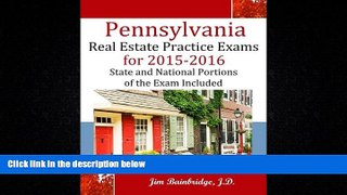 FULL ONLINE  Pennsylvania Real Estate Practice Exams for 2015-2016: State and National Portions