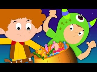 Scary Nursery Rhymes | Halloween Trick Or Treat | Scary Halloween Song By Zebra