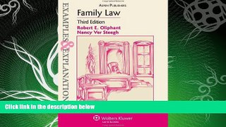 different   Examples   Explanations: Family Law, 3rd Edition