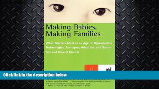 GET PDF  Making Babies, Making Families: What Matters Most in an Age of Reproductive