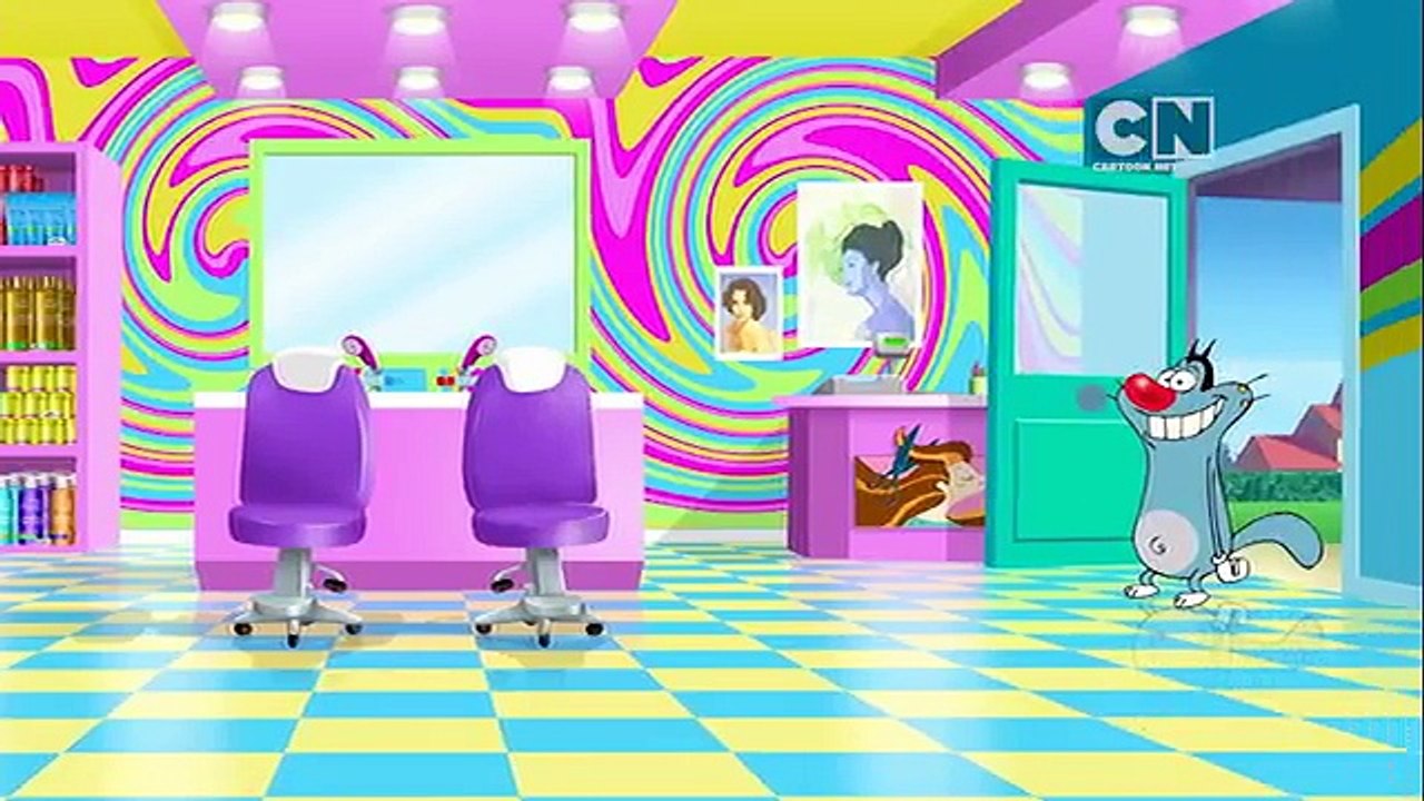 Oggy and the Cockroaches - Oggy Splits Hairs (Clip)