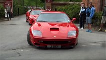 CRAZY Ferraris DRIFTING, Burnouts, Accelerations and Hard revs!!