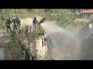 Busalla (GE) - Trattore urta valvola, fuga di gas (08.10.16)