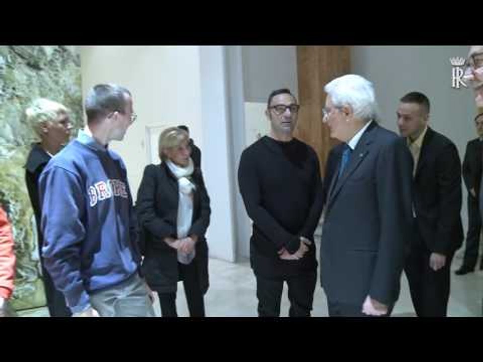 Roma - Mattarella all'inaugurazione de ''Altri tempi,altri miti'' (12.10.16)
