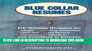 [New] Blue Collar Resumes Exclusive Full Ebook