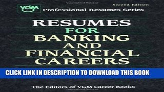 [New] Resumes for Banking and Financial Careers Exclusive Online