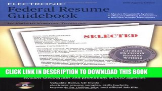 [PDF] Electronic Federal Resume Guidebook Exclusive Online