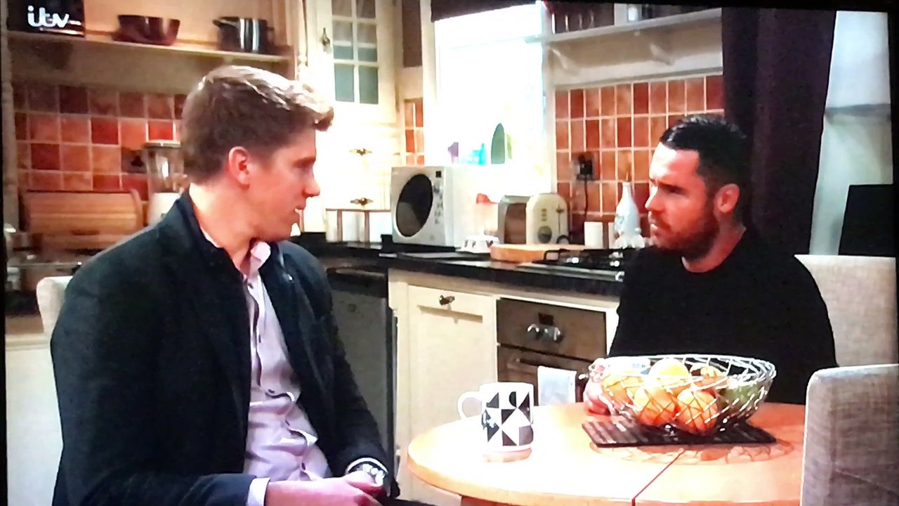 Emmerdale 2016 Robert & Aaron scenes