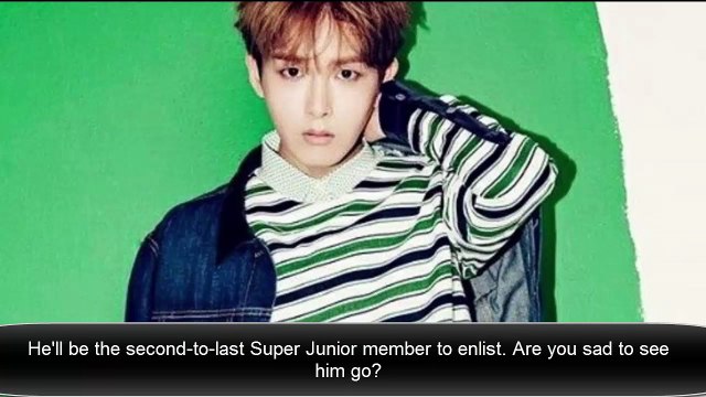 Super Junior's Ryeowook says goodbye to fans before entering enlistment