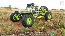 Unboxing - Running WLtoys 12428 1 12 4WD Crawler RC car 50km h