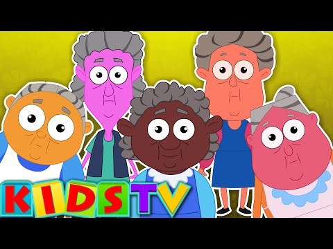 Five Old Grannies | Grannies Song | Nursery Rhyme | Original Songs for Kids | Kids TV