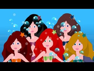 Five Little Mermaids | Original Rhymes | Kids Rhymes