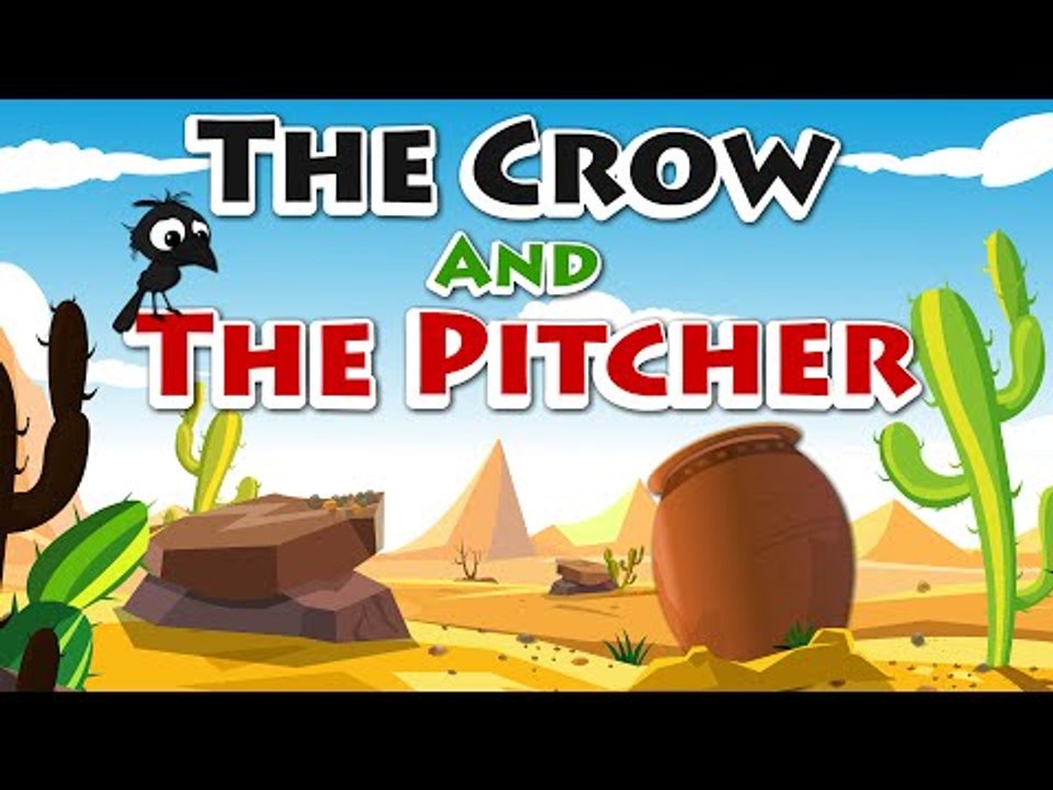 Story Time - The Crow and the Pitcher | Thirsty Crow | Aesop's Fables | Story