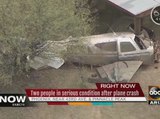 Man, woman injured after plane crashes in Deer Valley